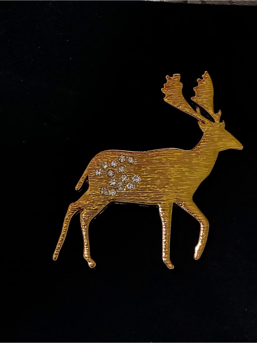Double C Logo Gold Tone 🫎 🫎 Moose Brooch